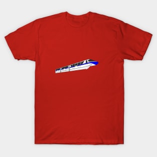 Blue Monorail Line II T-Shirt